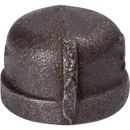 B & K 1/4 In. Malleable Black Iron Cap 521-401HN